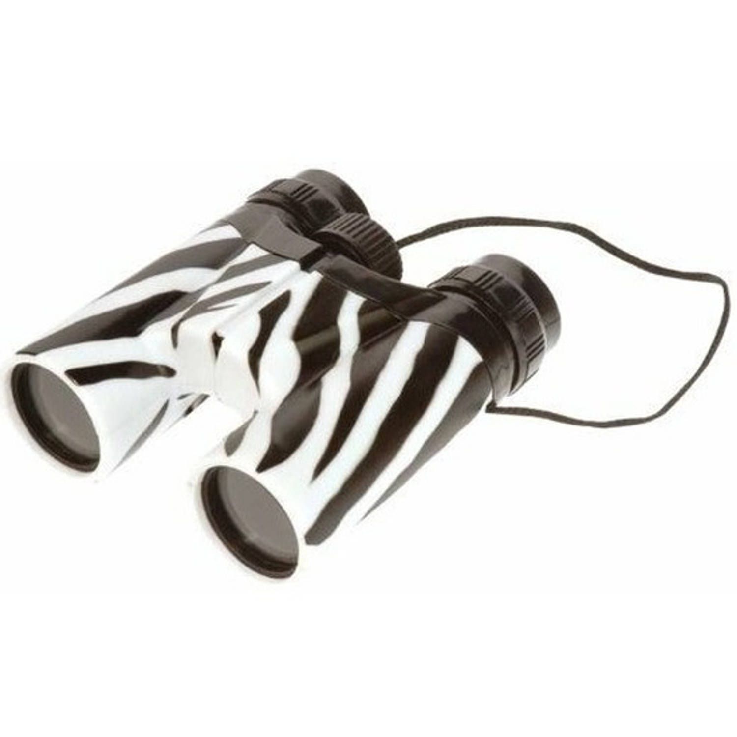 Wild Republic Verrekijker Zebra Junior 12 Cm Wit/zwart