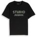 Tom Tailor Denim T-shirt met print - Zwart - Maat L