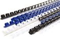 Pavo Kunststof bindring 8mm - blauw - 100 stuks