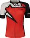 Msc Claudia Pro Maillot Cycliste Manches Courtes Rouge, Noir L Femme