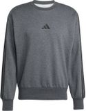 Adidas Essentials 3-Stripes Sweatshirt Heren Grijs/Zwart Maat L