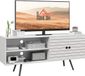 Homcom TV-meubel - Spaanplaat - 145x38x65cm - Wit