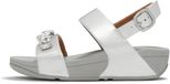 FitFlop Dames sleehakken Lulu Ultra-Jewel Metallic Zilver Maat 42