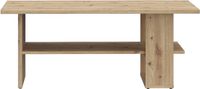 Aucune Rechthoekige salontafel - 2 bladen - 110 x 60 x 45 cm