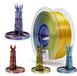 Aurora Zijden PLA-filament, 1 kg, 1,75 mm, co-extrusion 3-en-1