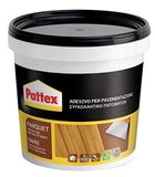 Pattex Parket, pasteuze lijm voor het leggen van alle houten vloeren, parket, mozaïekparket, houten latten, emmer 850 g
