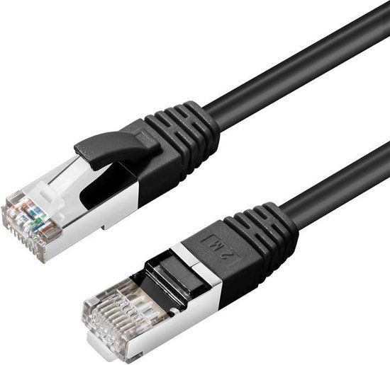 Microconnect MC-SFTP6A03S netwerkkabel Zwart 3 m Cat6a S/FTP
