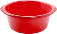 PLASTICFORTE Afwasteiltje - Set van 2 - 15L - Rood - Rond - Kunststof