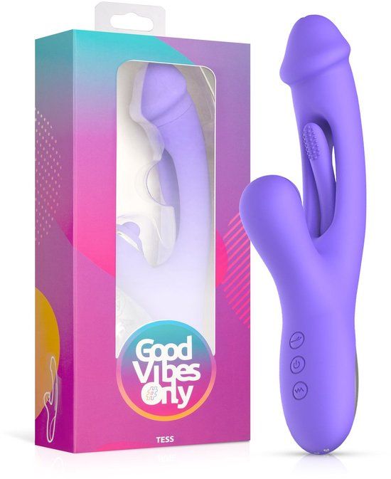 Good Vibes Only Tess Rabbit Vibrator met G-Spot stimulator Paars