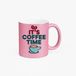 sublimatievoordeel Sublimatie groothandel Roze Glitter Mok met 'It's Coffee Time' Opdruk - Perfecte Koffiemok voor Koffieliefhebbers