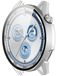 Wigento Huawei Watch GT 5 46mm: plastic horlogekast + beschermend hardglas, zilver