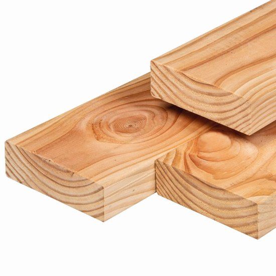 Merkloos Tuindeco Ligger douglas 6,5x19,0x400 cm