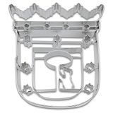 Städter stempeluitsteker, uitsteekvorm, roestvrij staal, zilver, 10,5 cm