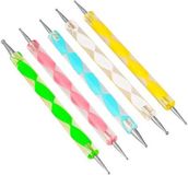 CHPN Goodies and Living Groothandel CHPN - Druppelpennen - 5-delig - Nailart - Manicure - Druppel pen - 5 maten - Pedicure - Nagels tekenen