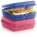 Tupperware Set van 2 Snackies Vierkant | Eco Sandwichdoos Broodtrommels
