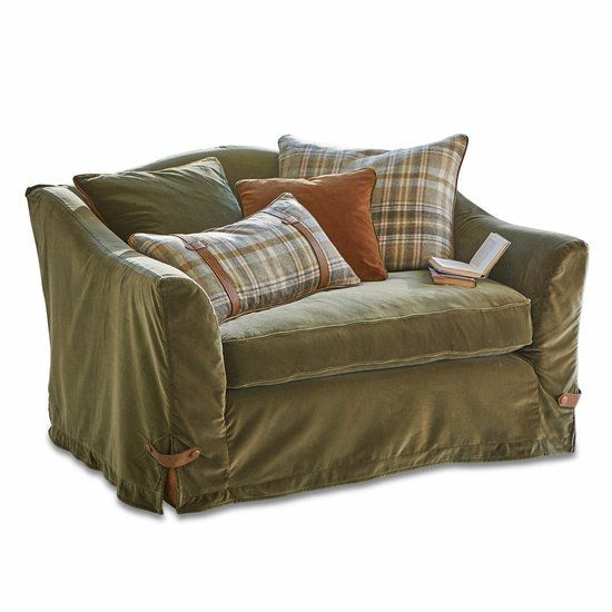 Loberon Fauteuil Halton groen