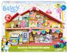 Bluey Celebration Home, Help verjaardag te vieren, met 11 speelstukken verwijderbare meubels en accessoires, plus 1 exclusief 6,5 cm figuur