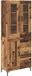 vidaXL Highboard Oudhout 69,5 x 34 x 180 cm