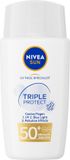 NIVEA SUN Zonnebrand Gezicht, triple protect, SPF 50+, 40 ml