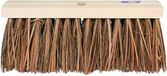 Merkloos Harde buitenbezem kop - Hout - 41 cm - Straatbezems