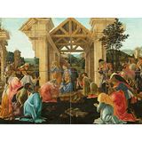 Artery8 Sandro Botticelli De Aanbidding Van De Magi XL Giant Panel Poster (8 Secties)