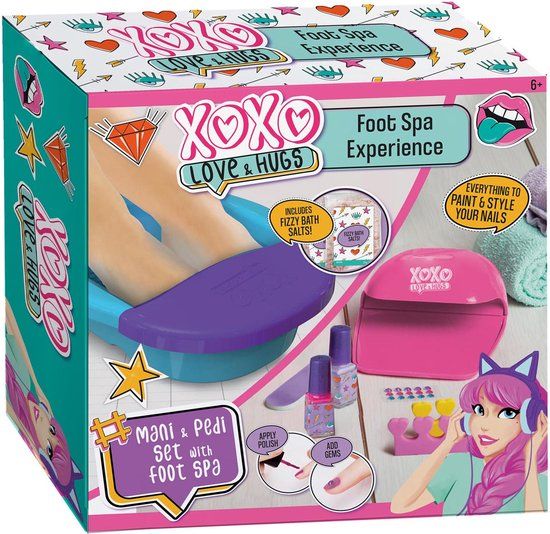 Xoxo Foot Spa Experience - Blauw - 64 ml - 6+ jaar