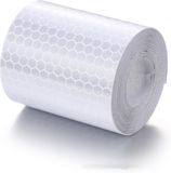 Suitup Reflecterende Sticker Tape - Witte reflectie plakband op rol van 300x5cm - Zelfklevend, weerbestendig, waterdicht