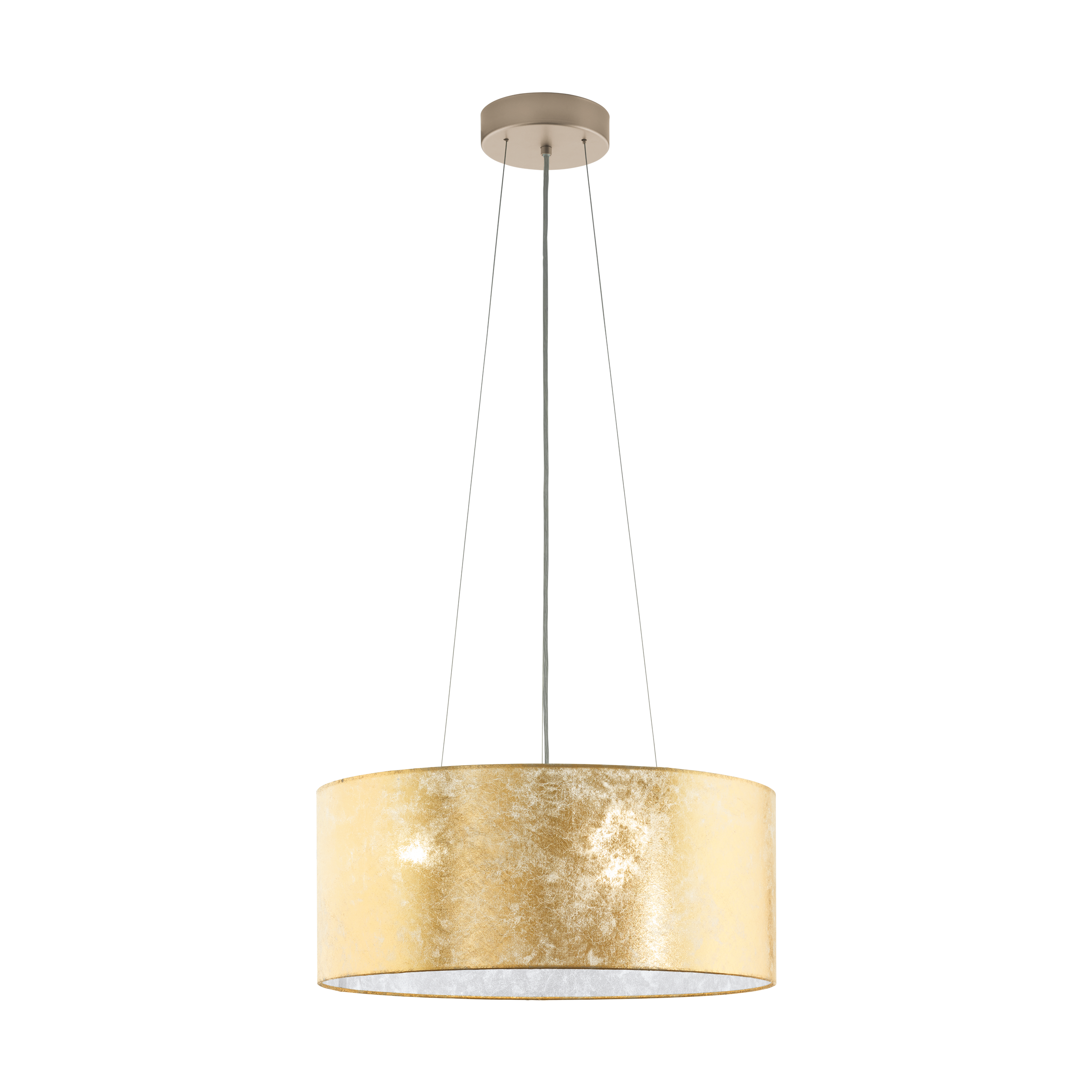 EGLO 97644 Hanglamp - E27 - 60W - Staal - Bruin