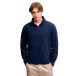 Superdry Garment Dye Rib Sweatshirt Met Halve Rits Blauw 2XL Man