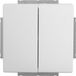 Busch-Jaeger Future Linear Schakelaar - Inbouw - Wissel/Wissel - Mat Wit