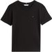Tommy Hilfiger Dames T-shirt Katoen Zwart Maat L