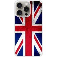 Apple iPhone 15 Drapeau angleterre Verstevigd hoesje met sublimatie bedrukking