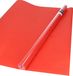 Bellatio Decorations Kraft 6x Rollen kraft inpakpapier rood 200 x 70 cm - cadeaupapier / kadopapier / boeken kaften