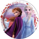 Folat Party Products Borden Papier FSC Frozen 2 23cm - 8 stuks