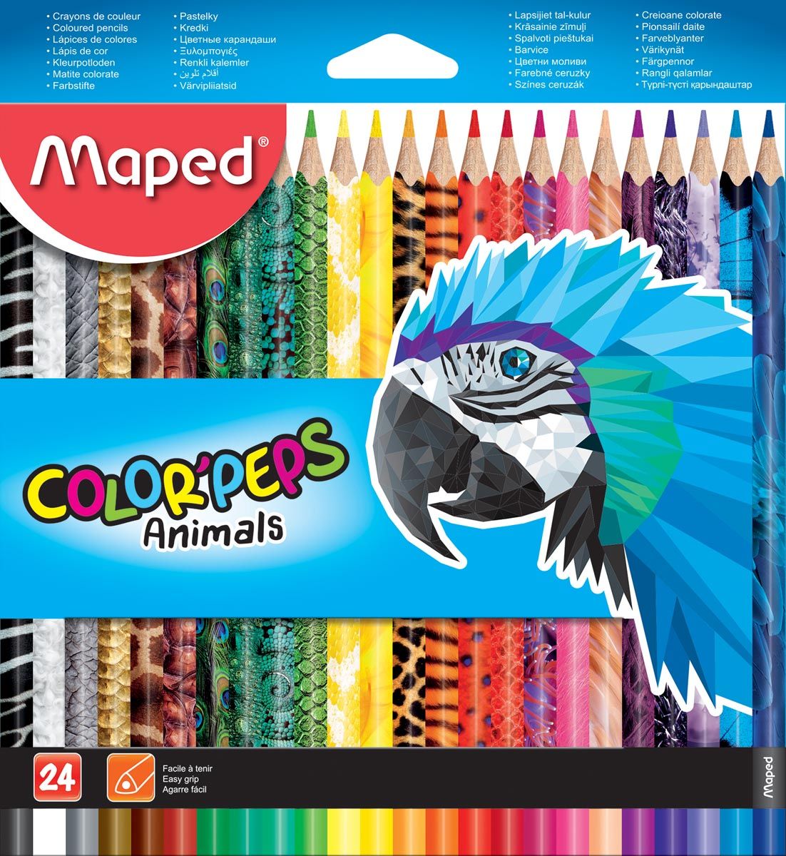 Maped Color Peps Animals - Kleurpotloden - 24 stuks