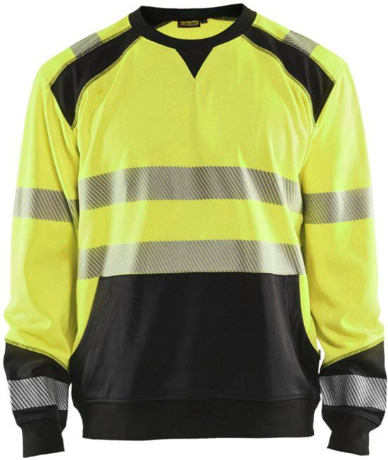 Blåkläder Sweatshirt High Vis 3541-2528 - High Vis Geel/Zwart - XXL