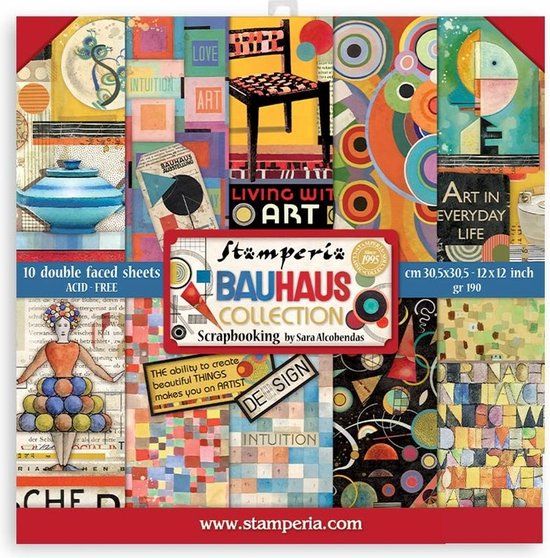 Stamperia - Bauhaus 12x12 Inch Paper Pack (SBBL116)