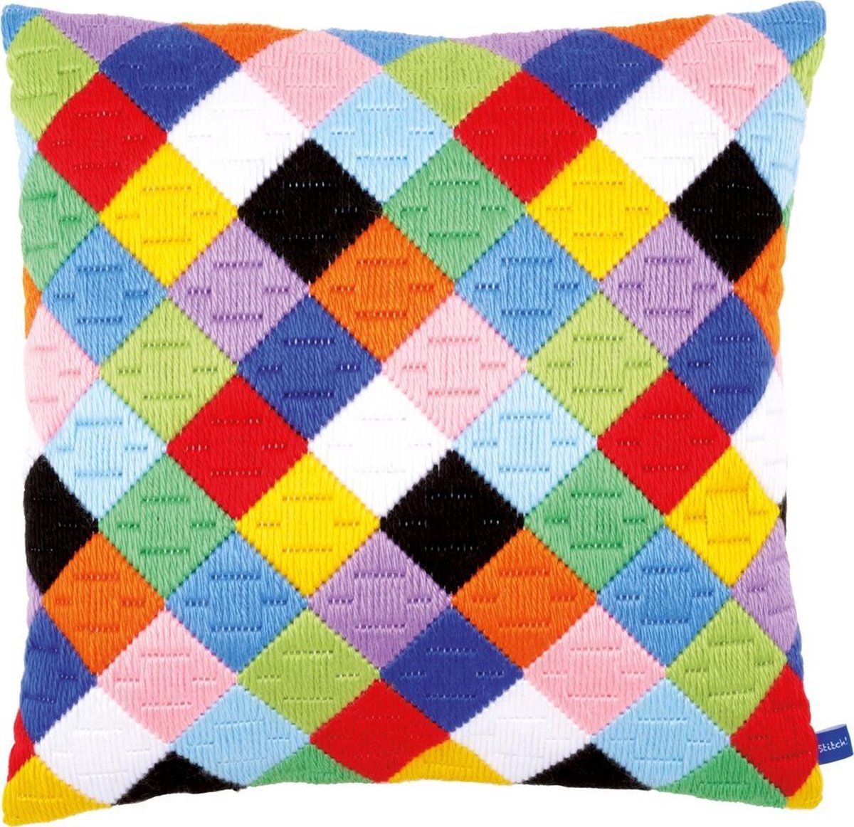Vervaco Spansteekkussen kit Dolle kleuren - PN-0156326