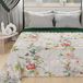 PETTI Artigiani Italiani - Sprei voor Frans bed, 220 x 260 cm, 100 g/m², omkeerbaar, voor Frans bed, licht dekbed, lente grijs, 100% Made in Italy