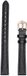 Hirsch Horlogeband Rainbow Zwart - Leer - 8mm