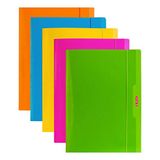 Herlitz® Color Blocking A4-aktetas met elastiek rondom, organizer, bescherming, praktisch label, universeel, voor kantoor, school, studie, kleurenmix