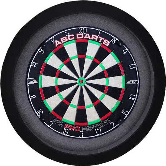 ABC Darts Winmau blade 5 met dartbordverlichting 360 en rubberen dartbord surround ring