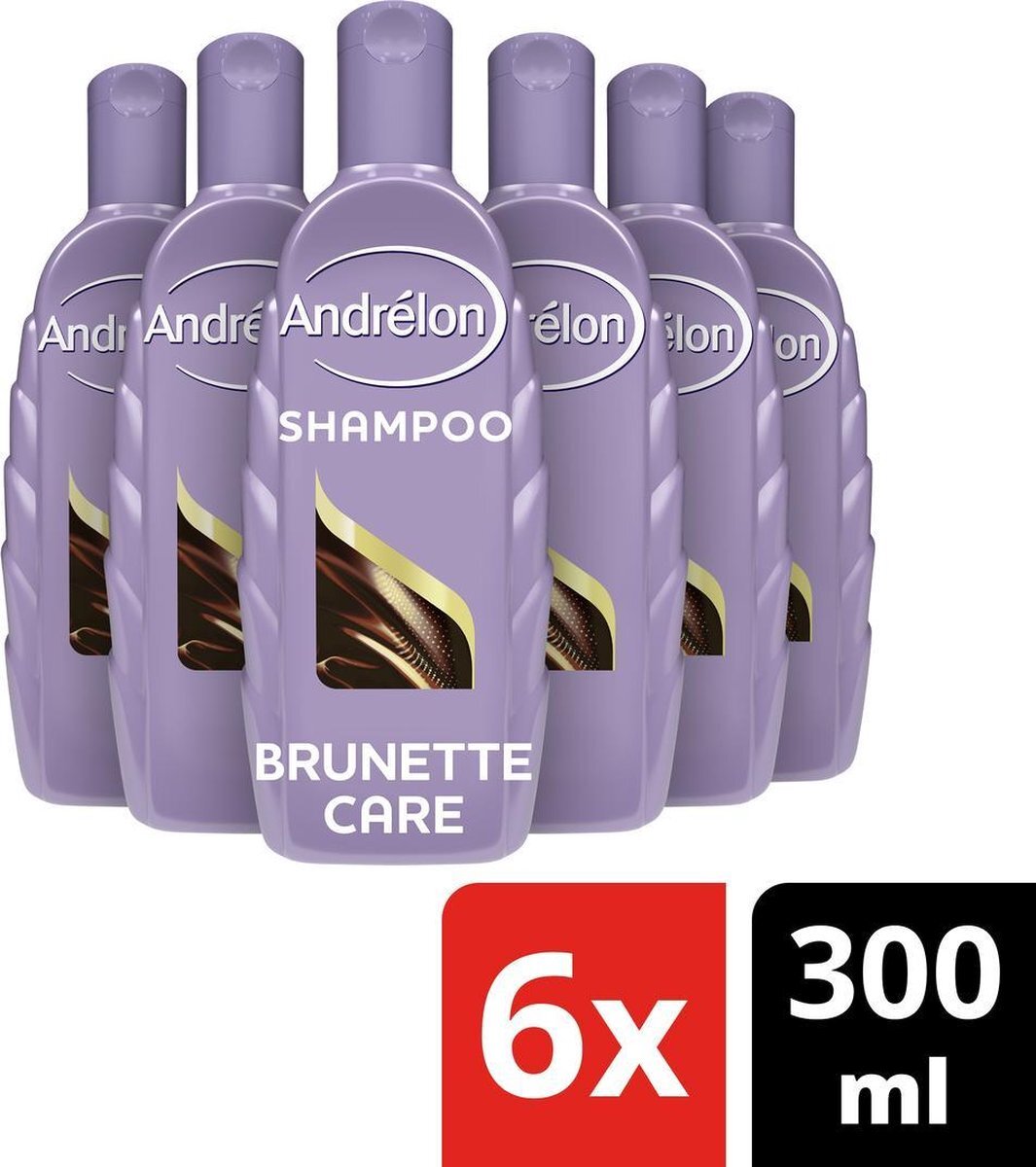 Andrélon Brunette Care shampoo - 6 x 300 ml