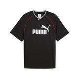 Puma ESS Voetbalshirt Heren - Zwart/Wit/Rood - Maat XXL