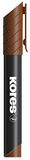 Kores K-Marker Permanente marker XP1, Ronde punt, bruin (Pack van 12)
