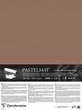 Clairefontaine 796011C - Gecacheerd Pastelmat Papier - 5 Gecacheerde Vellen Speciaal Karton voor Droge Pastels - 24x32 cm 360g 1,8 mm - Donkerbruin