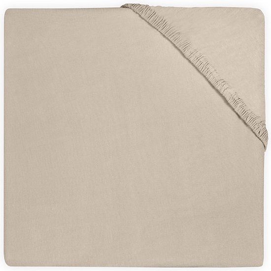 Jollein Jersey Boxspring Fitted Sheet - Nougat - 75x95cm