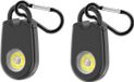Alarme personnelle sans marque porte-clés 2 pièces avec son de 125 dB et lumière stroboscopique pour la sécurité d'urgence