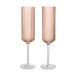 Ferm Living Ripple flûtes à champagne 15 cl lot de 2 Blush