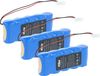 Bosch Vhbw - 3x Batteries Compatible Avec Bosch Rollfix D870e, D962e Outil Électrique (3000 mAh, NiMH, 6 V)